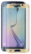 Samsung Galaxy S6 Edge -  Προστατευτικό Οθόνης Tempered Glass - Full Screen Protector Χρυσό (OEM)