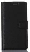 Leather Wallet Case with Silicone Back Cover for Xiaomi Redmi Pro Black (ΟΕΜ)