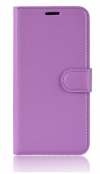 Leather Wallet Case With Plastic Back Cover for Vodafone Smart Prime 7 VFD600 LIGHT PURPLE  (ΟΕΜ)