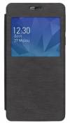 MLS IQTALK Onyx - Leather Case With View Window Black