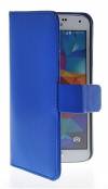 Samsung Galaxy Ace 4 - Leather Wallet Stand Case Blue (OEM)