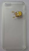 Apple iPhone 5/5S - Θήκη Πλαστικό Πίσω Κάλυμμα Διαφανής Λευκή Με Λόγκο Simpson Που Τρώει Το Λόγκο Της Apple (ΟΕΜ) Apple iPhone 5/5S - Θήκη Πλαστικό Πίσω Κάλυμμα Διαφανής Λευκή Με Λόγκο Simpson Που Τρώει Το Λόγκο Της Apple (ΟΕΜ)