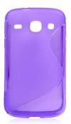 Samsung Galaxy Core i8260 / Core Duos i8262 S Line TPU Gel Case Purple  I8260GCSLT OEM
