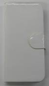 iPhone 5/5s - Leather Wallet Case Glossy White (OEM)