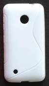 Nokia Lumia 530 - Θήκη TPU Gel S-Line Λευκό (OEM)