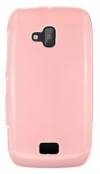 Nokia Lumia 610 Pink light hybrid rubber skin back case (OEM)