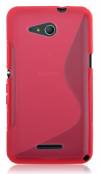 Sony Xperia E4g - Tpu Gel Case S-Line Pink (OEM)