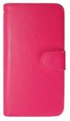 Sony Xperia M4 Aqua/M4 Aqua Dual - Leather Wallet Case Magenta (OEM)