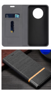 Πολυτελης Θήκη-Βιβλίο Δερματίνης με σιλικονη  εσωτερικα για το Cubot Max 3 σε  ΜΑΥΡΟ OEM)