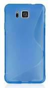 Samsung Galaxy Alpha G850f - TPU Gel Case S-Line Blue (OEM)