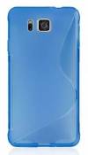 Samsung Galaxy Alpha G850f - TPU Gel Case S-Line Blue (OEM) Samsung Galaxy Alpha G850f - TPU Gel Case S-Line Blue (OEM)