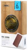 Remax  Leather Wallet Case Iphone 6s Brown  RM2-033-BRW