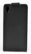 Sony Xperia Z2 - Leather Flip Case Black (OEM)