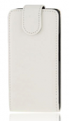 Huawei Ascend Y330 - Leather Flip Case White (ΟΕΜ)