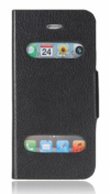 Apple iPhone 5/5S Caller ID Table Talk Flip Cover Case Black I5SIDFCB OEM Apple iPhone 5/5S Caller ID Table Talk Flip Cover Case Black I5SIDFCB OEM