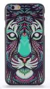 Apple iPhone 6 4.7" -  Plastic Case Back Cover Aztec Animal Tiger Black (OEM)