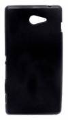 TPU Gel Case for Sony Xperia M2 D2303 Black (Ancus)