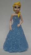 Διακοσμητική Led Μινιατούρα Πριγκίπισσα Έλσα Με Γαλάζιο Φόρεμα