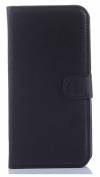 Leather Wallet Stand/Case for Huawei Ascend G7 Black (OEM)