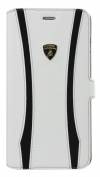 Apple iPhone 6 - Θήκη Book Δέρμα Lamborghini Λευκή E.T-D1 (Lamborghini) Apple iPhone 6 - Θήκη Book Δέρμα Lamborghini Λευκή E.T-D1 (Lamborghini)