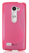 LG Leon (H340N) - TPU GEL Case S-Line Pink (OEM)