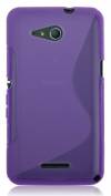 Sony Xperia E4g - Tpu Gel Case S-Line Purple (OEM)