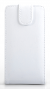 Sony Xperia M2 D2303 - Leather Flip Case White (OEM)
