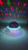 Περιστρεφόμενο Φωτιστικό Magic Ball LED Music Lights