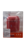 Coolyer  Apple AirPods Gen 1 Silicone Case Red Glitter