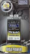 Nikko 9.6v Slide Slot In Battery Pack 650mAh Giga Power