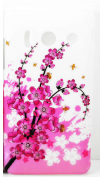 Huawei Ascend Y300 Θήκη Πλαστικό Πίσω Κάλυμμα Λευκή με Ρόζ Λουλούδια OEM Huawei Ascend Y300 Θήκη Πλαστικό Πίσω Κάλυμμα Λευκή με Ρόζ Λουλούδια OEM