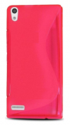 TPU Gel Case S-Line for Huawei Ascend P6 Pink (OEM)