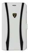 Apple iPhone 6 Plus - Θήκη Book Δέρμα Lamborghini Λευκή E.T-D1 (Lamborghini) Apple iPhone 6 Plus - Θήκη Book Δέρμα Lamborghini Λευκή E.T-D1 (Lamborghini)