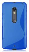 Motorola Moto X Play (XT1562) - Θήκη TPU Gel S-Line Μπλέ (ΟΕΜ)