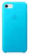 Δερμάτινη Θήκη Πίσω Κάλυμμα για iPhone 7 Γαλάζιο (LC-IPH7-LBL)