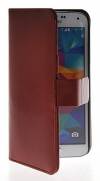 Samsung Galaxy Ace 4 - Leather Wallet Stand Case Red (OEM)