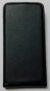 Samsung Galaxy J7 (J700F) - Leather Flip Case Slim Black (OEM)