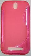 TPU Gel Case S-Line for HTC Οne SV Pink (OEM)