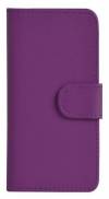 Leather Wallet/Case for Huawei Ascend P8 Purple (OEM)