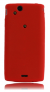 Red Silikon Case pouch for Sony Ericsson Xperia Arc X12 / Arc S
