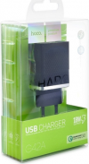 Φορτιστής Ταξιδίου Hoco C42A Vast Power Single USB QC3 18W - Μαύρος Φορτιστής Ταξιδίου Hoco C42A Vast Power Single USB QC3 18W - Μαύρος