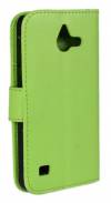 Huawei Ascend Y550 - Leather Wallet Case Green (OEM) Huawei Ascend Y550 - Leather Wallet Case Green (OEM)