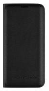 Samsung Galaxy S7 Edge G935F - Δερμάτινη Θήκη Flip Με Πίσω Πλαστικό Κάλυμμα Μαύρο (ΟΕΜ)