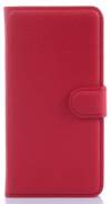 ZTE Blade A460 - Δερμάτινη Θήκη Πορτοφόλι Με Πίσω Πλαστικό Κάλυμμα Κόκκινο (ΟΕΜ)
