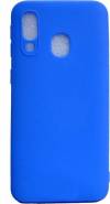 Samsung Galaxy A40 A405F Silicone Back Cover Case Blue (oem)