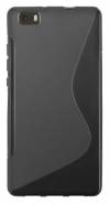 TPU Gel Case S-Line for Huawei Ascend P8 Lite Black (ΟΕΜ)