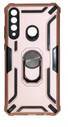 Finger Ring Kickstand Armor Case Huawei P40 Lite Ε , PINK GOLD(OEM)