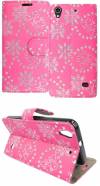 Leather stand/CaseWith Diamonds And Plastic Cover for Huawei Ascend G620s Pink (ΟΕΜ) Leather stand/CaseWith Diamonds And Plastic Cover for Huawei Ascend G620s Pink (ΟΕΜ)