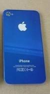 iPhone 4S Back Housing Πίσω Καπάκι Μεταλλικό Μπλε