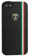 iPhone 5/5S Back Cover Plastic Case Lamborghini Black-Tricolor-D1